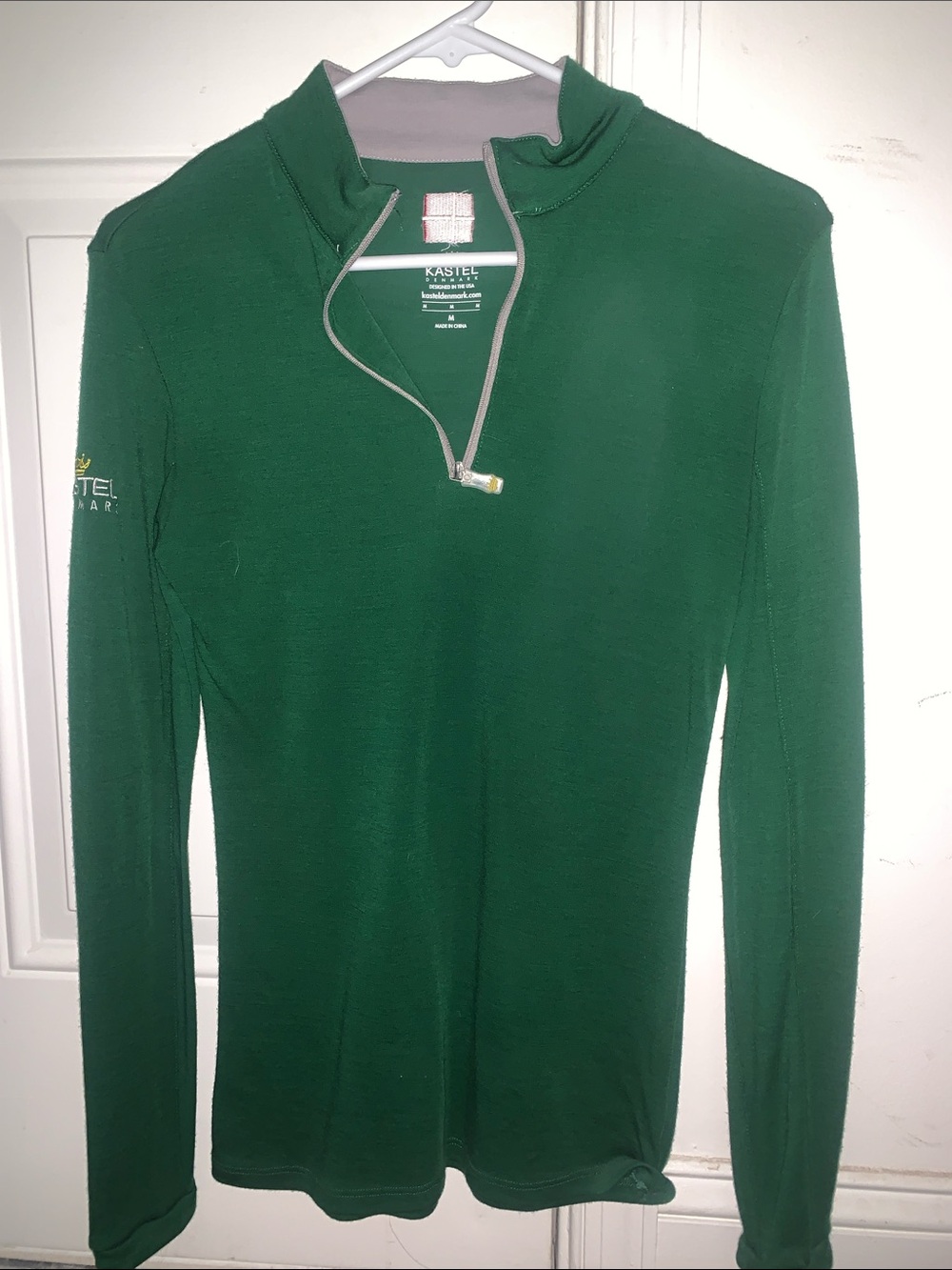 Kastel Denmark Forest Green Quarter-Zip Pullover
